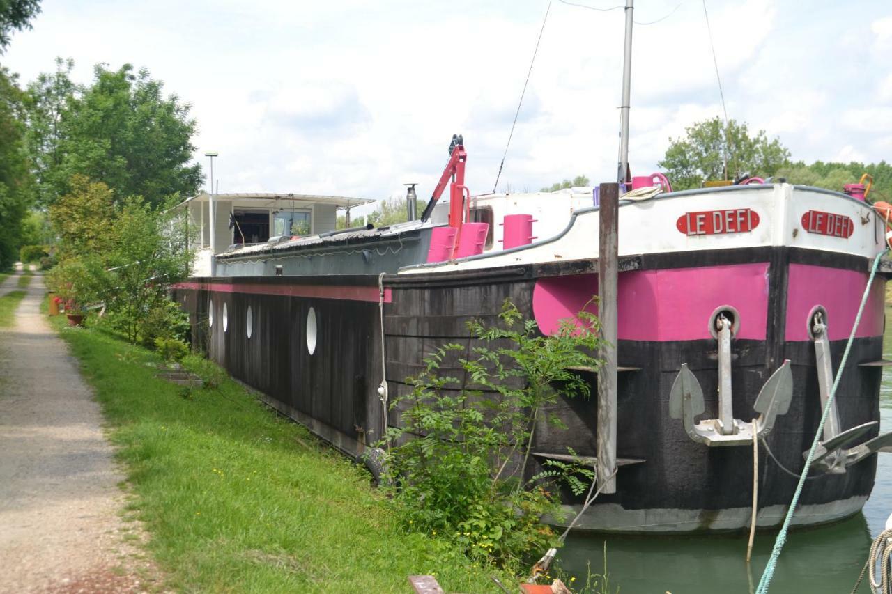 Péniche le défi Bed and Breakfast Marolles-sur-Seine Exterior foto